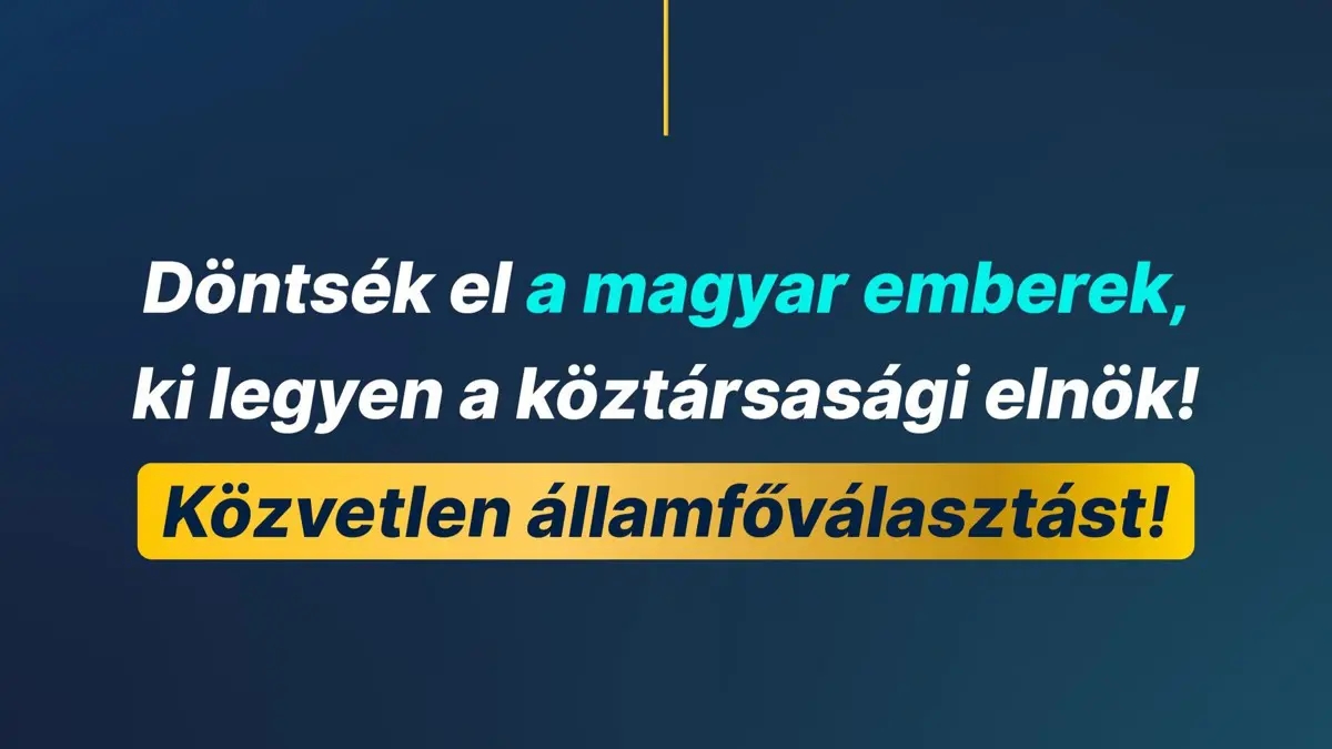 Aláírásgyűjtést indítottunk a közvetlen köztársasági elnök választásért!