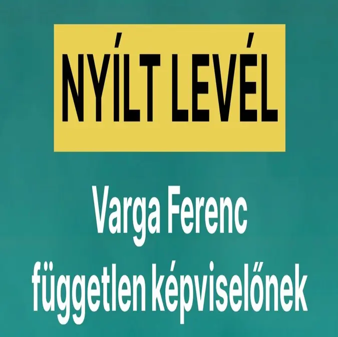 Nyílt levél Varga Ferencnek!