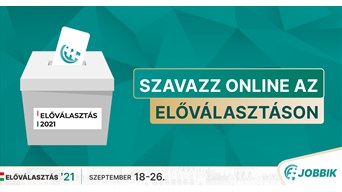 Szeptember 13-án, hétfőn elindult az előregisztráció az online szavazásra